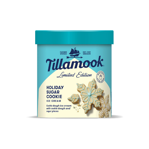 Tillamook Holiday Sugar Cookie Ice Cream