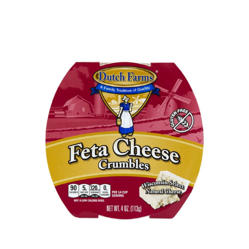 Dutch Farms Feta Cheese Crumbles 4 oz.