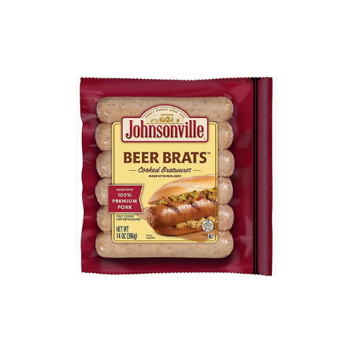 Johnsonville Beer Brats 14 oz.