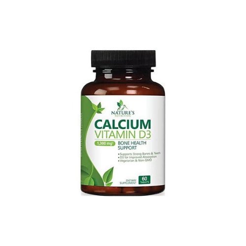 Nature's Nutrition Calcium  plus Vitamins D3 , 1200mg