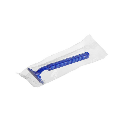 Individually wrapped disposable razor 3 blade