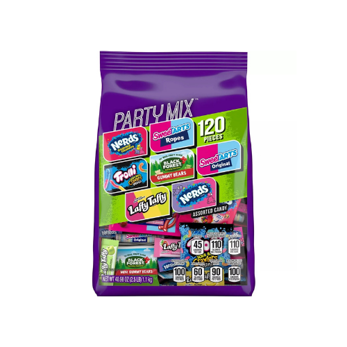 Sweetarts Party Mix Candy, 120 pcs. - BUSINESS ONLY