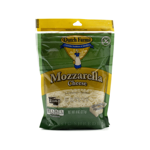 Dutch Farms Mozzarella Fancy Shredded Cheese - 8 oz.