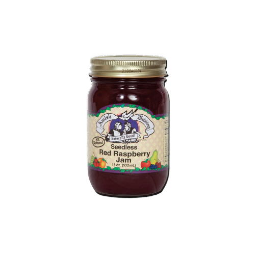 Amish Wedding Red Raspberry Seedless Jam 18 oz.