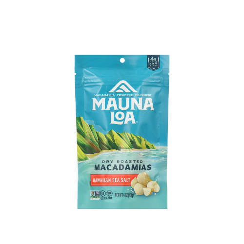 Mauna Loa Macadamias w/sea salt, 4 oz.