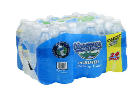 Absopure Purified Drinking Water, 24 pk