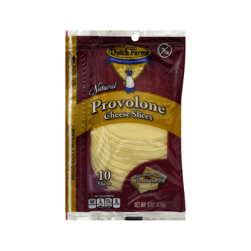 Dutch Farms Provolone Cheese Slices 6 oz.