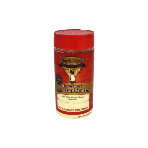 Dutch Farms Grated Parmesan/Romano Cheese Shaker,  8 oz.