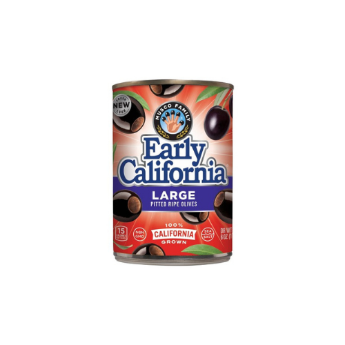 Early California Large Pitted Olives, 6 oz