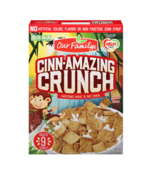 OF Cinn-amazing Crunch Cereal, 12 oz.