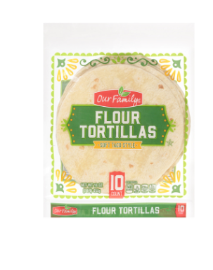 OF 8" Flour Tortilla 10 ct