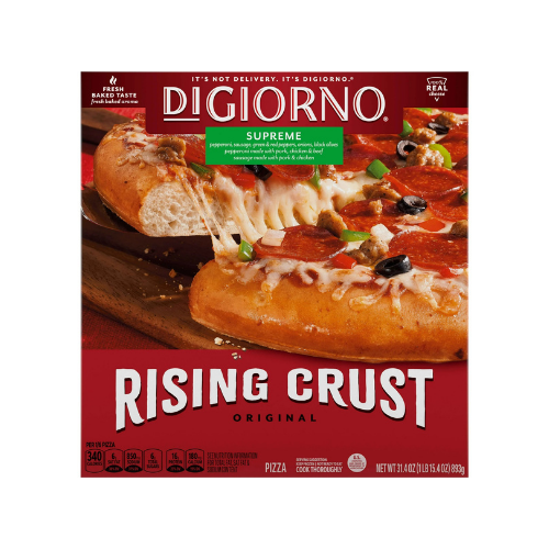 DiGiorno Rising Crust Frozen Pizza - Supreme - 31.4oz.