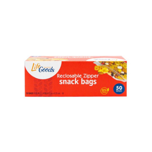 LG Recloseable Snack Size Storage Bags - 50 ct.