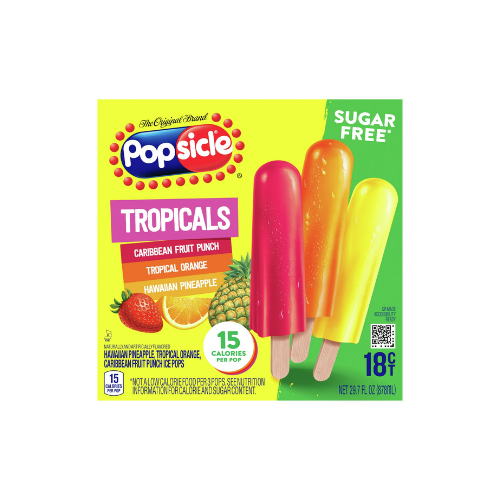 Popsicle Colors Natural Sources Sugar Free Tropicals - 29.7oz