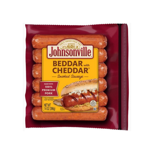 Johnsonville Beddar Cheddar Smoked Sausages - 14oz