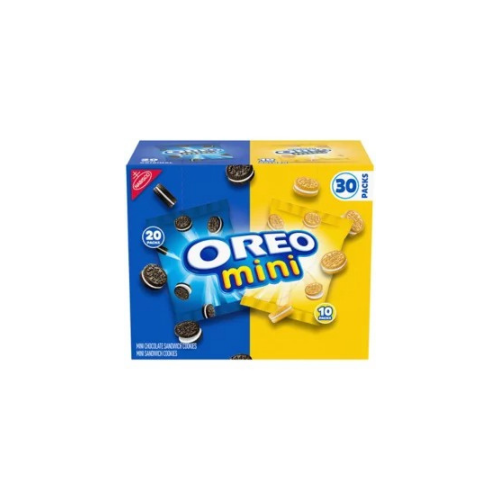 Oreo Mini Mix Variety Pack Sandwich Cookies, 1.5 oz, 30 pack - BUSINESS ONLY