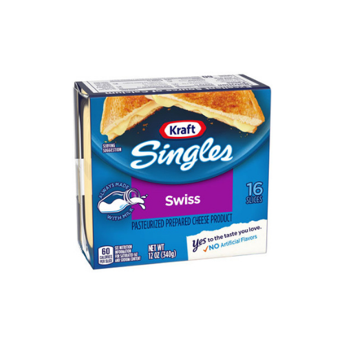 Kraft Swiss Singles 12 oz.