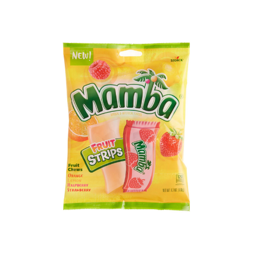 Mamba Fruit Strips Chews, 6.3 oz.