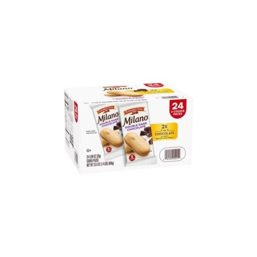 Pepperidge Farm Milano Double Dark Chocolate Cookies, .98 oz., 24 pk. - BUSINESS ONLY