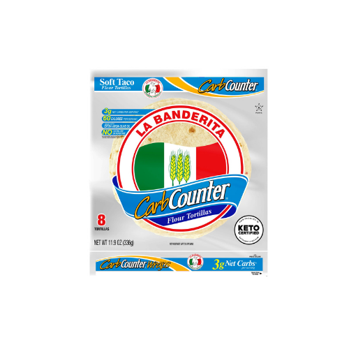 La Banderita Carb Counter Tortilla White 11.9 oz.