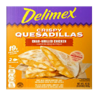 Delimex Crispy Quesadillas, 2ct