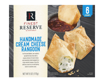 Finest Reserve Handmade Cream Cheese Rangoon, 6oz