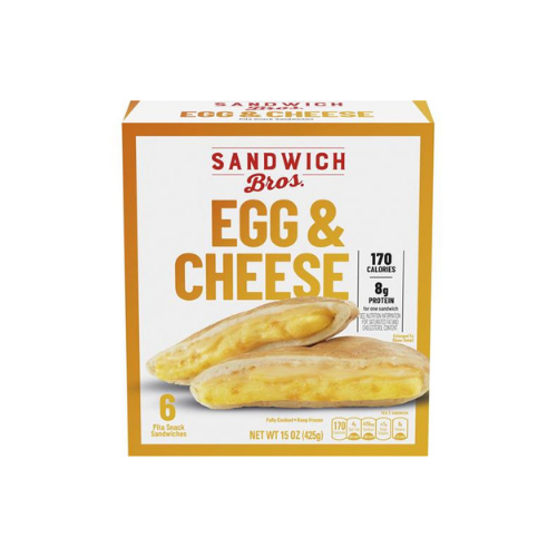 Sandwich Bros egg & cheese, 6 ct