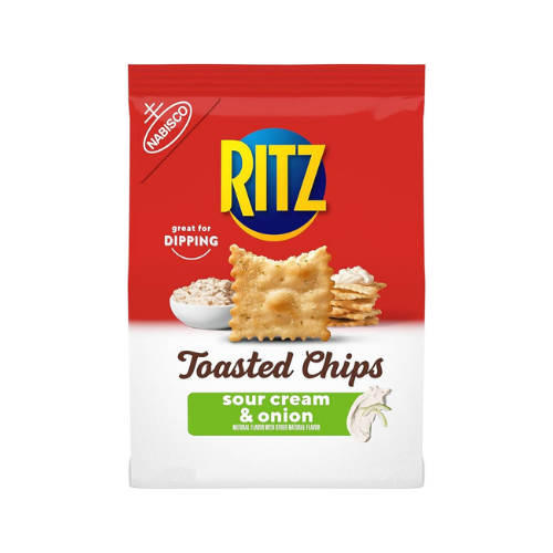 Ritz Toasted Chips Sour Cream & Onion, 8.1 oz.