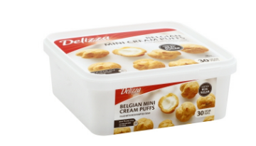 Delizza Mini Cream Puffs, 30 ct