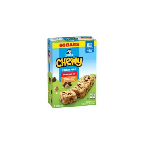 Quaker Chewy Granola Bars Variety Pack - 60 ct. - BUSINESS ONLY