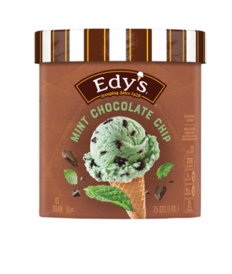 Edy's Mint Chocolate Chip Ice Cream