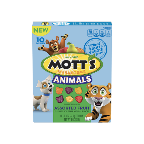 Mott's Fruit Flavored Snacks Assorted Animals - 10 ct.