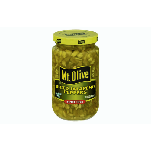 Mt Olive Diced Jalapeno Peppers, 12 oz.