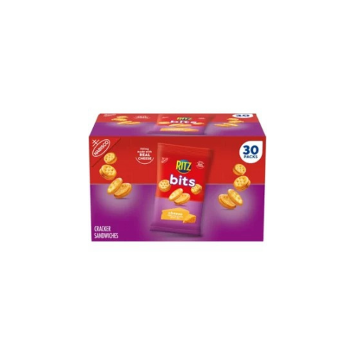 RITZ Bits Cheese Sandwich Crackers, 1.5 oz., 30 pk. - BUSINESS ONLY