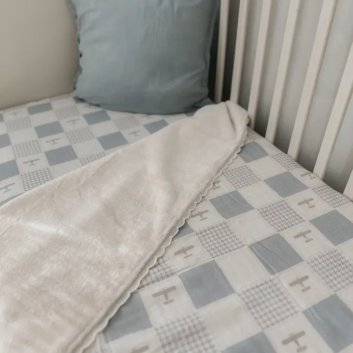 Wright Flyer Fur Lined Cot Blanket