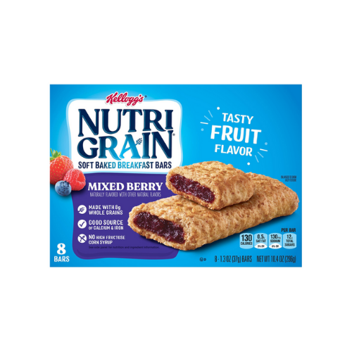 Nutri Grain Bars Mixed Berry 10.4 oz.