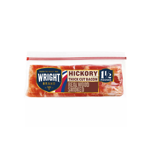 Wright Hickory Smoked Thick Cut Bacon, 2 lb.