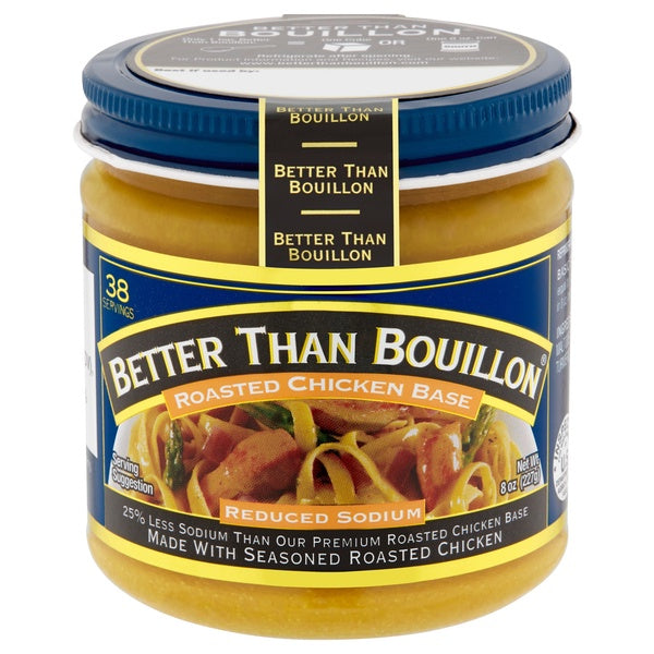 Better Than Bouillion Reduced Sodium Chicken Base, 8oz.