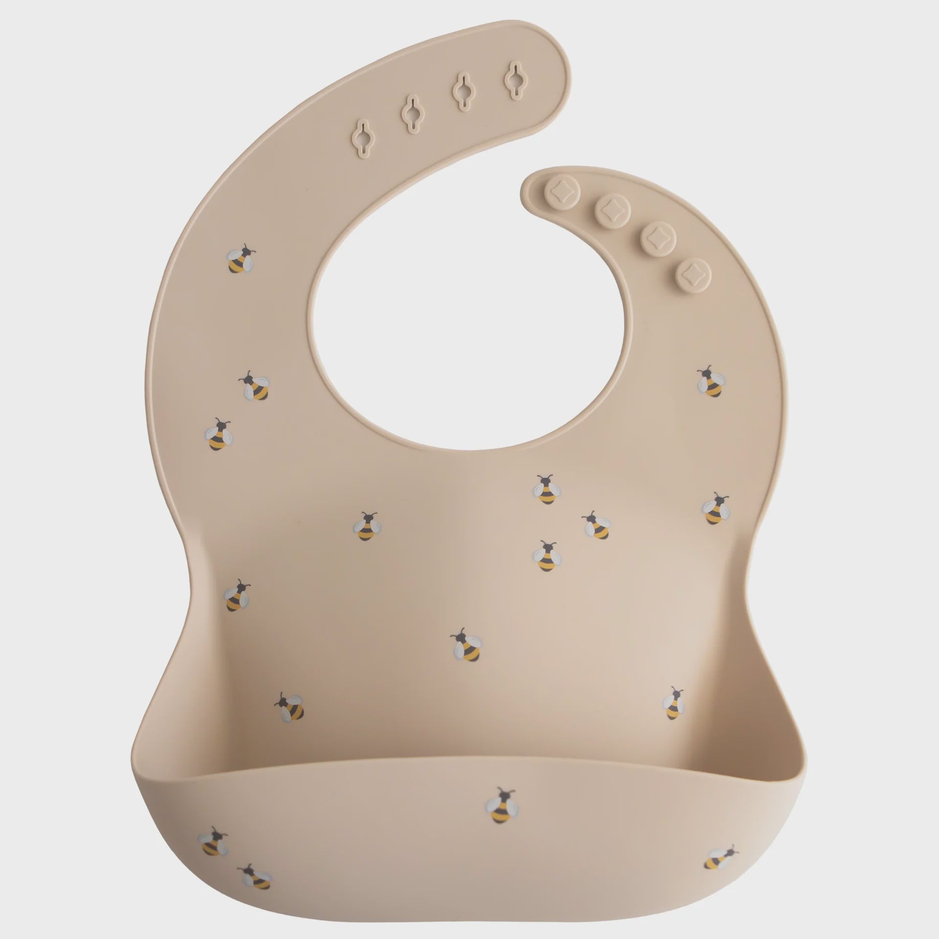 Mushie Silicone Baby Bib - Bees