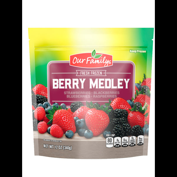 Our Family Frozen Berry Blend, 12 oz.