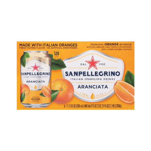 San Pellegrino Orange, 11.15 oz - 6 ct.