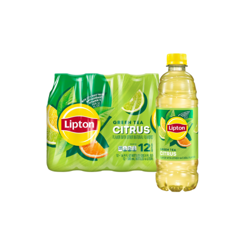 Lipton Green Tea Citrus Bottles 16.9oz 12pk