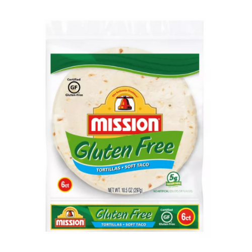 Mission Gluten Free Soft Taco Shells, 6 ct