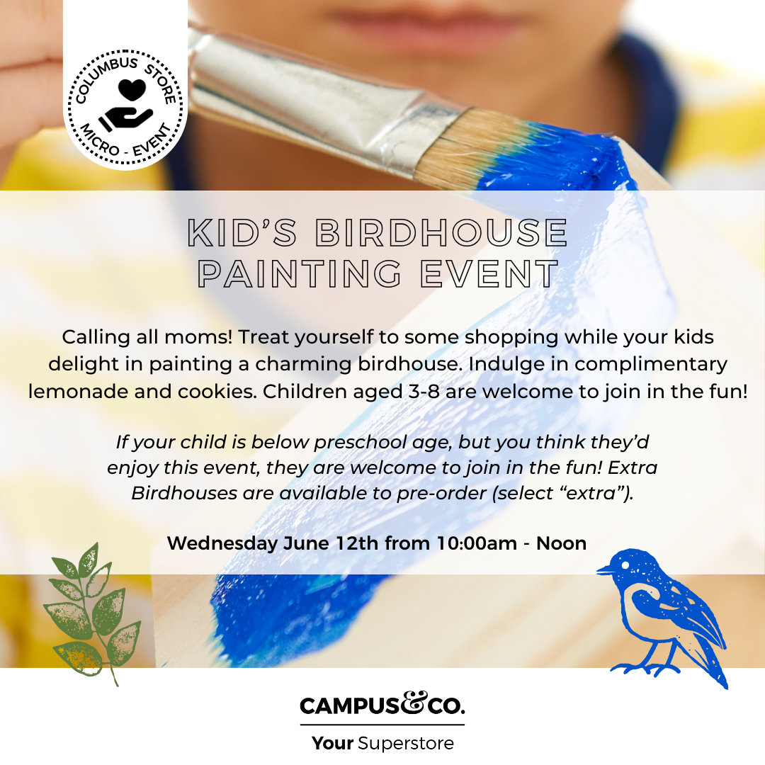 Kid's Birdhouse Painting Event