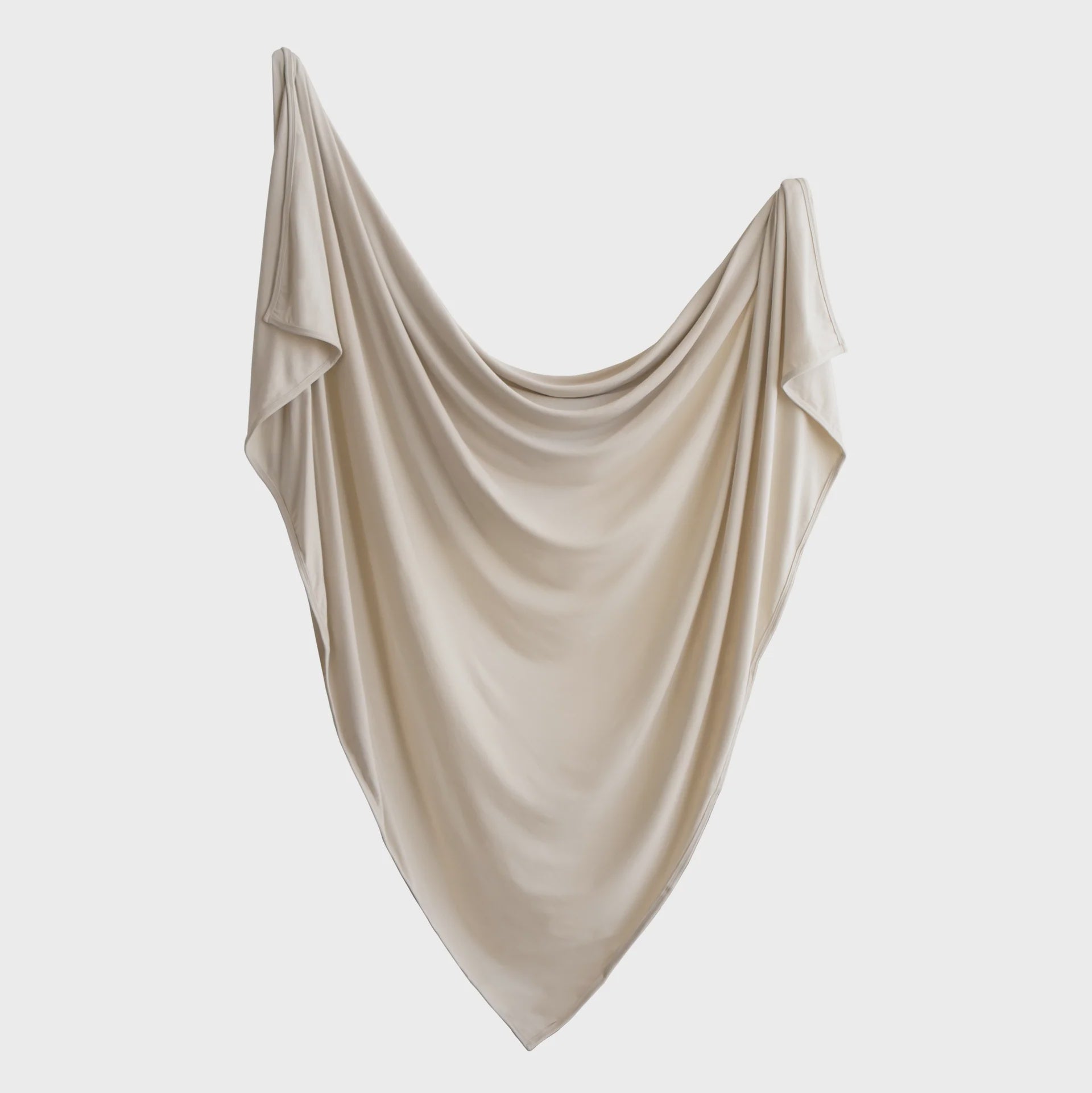 Mushie Stretchy Swaddle | Fog