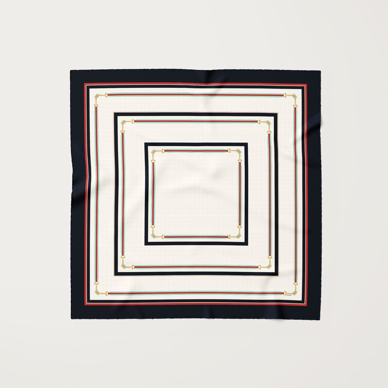 KOKO, 90cm Silk Scarf, Mellor Venice