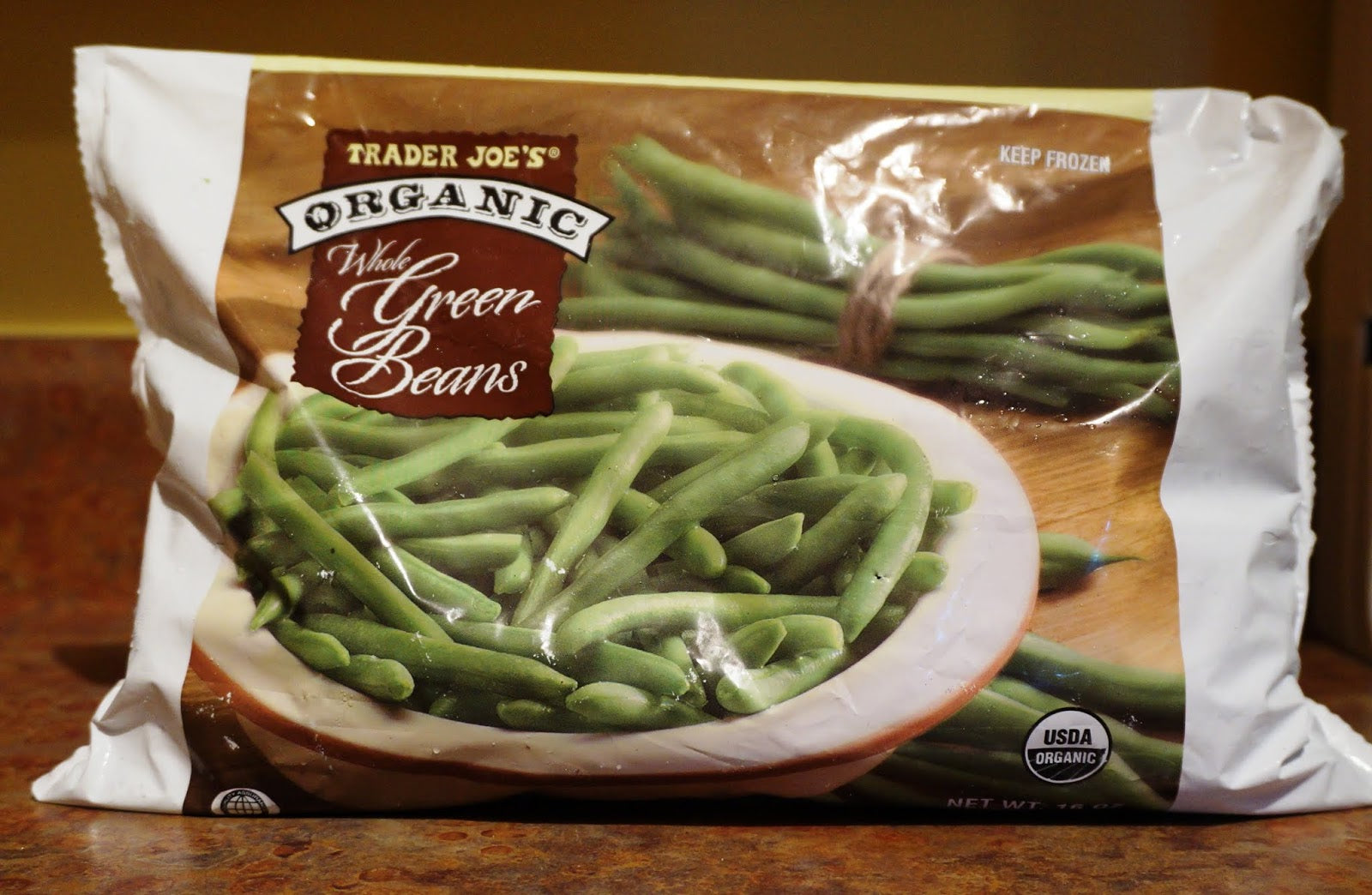 Organic Whole Green Beans, Frozen