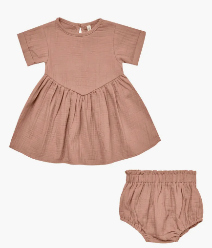 Kids' Brielle Dress & Bloomers 0-3m