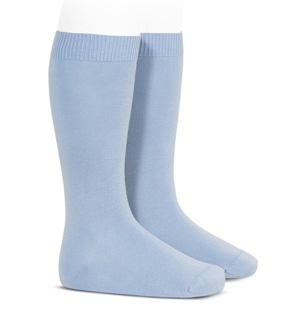 Basic Knee High Socks (Size: 0, Color: 410 (Baby Blue))