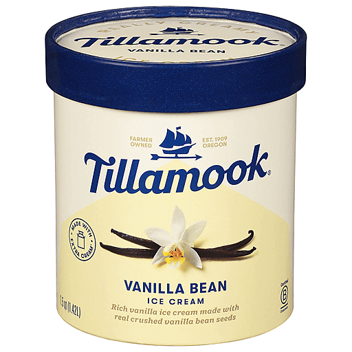 Tillamook Vanilla Bean Ice Cream - 1.5 qt